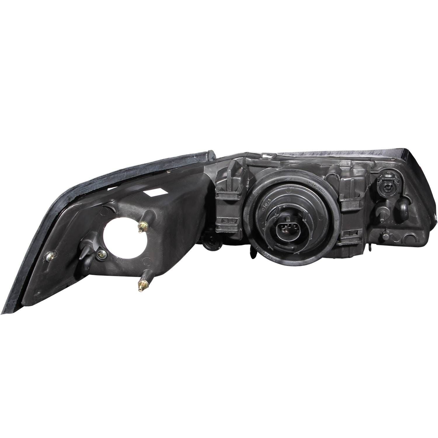 FORD MUSTANG 99-04 CRYSTAL HEADLIGHTS BLACK HOUSING - Image 2