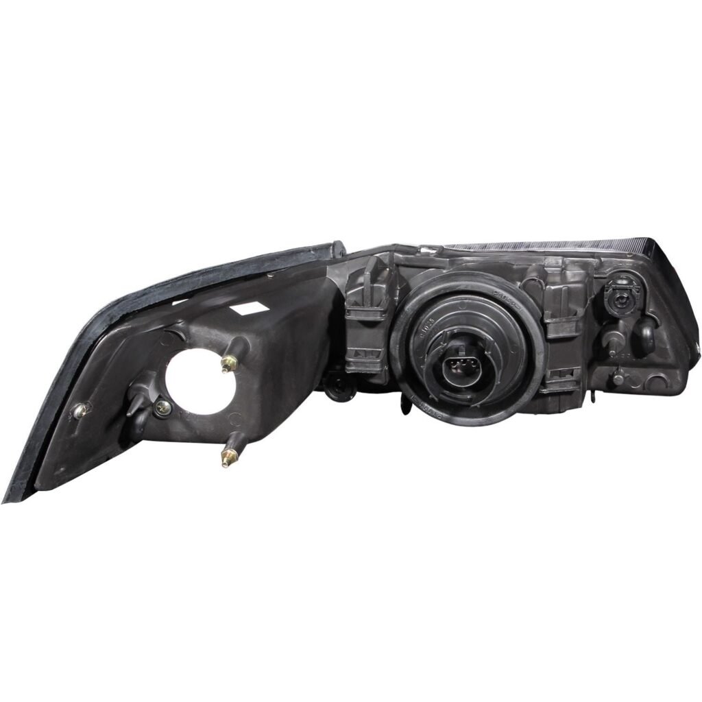 FORD MUSTANG 99-04 CRYSTAL HEADLIGHTS W/ CHROME HOUSING