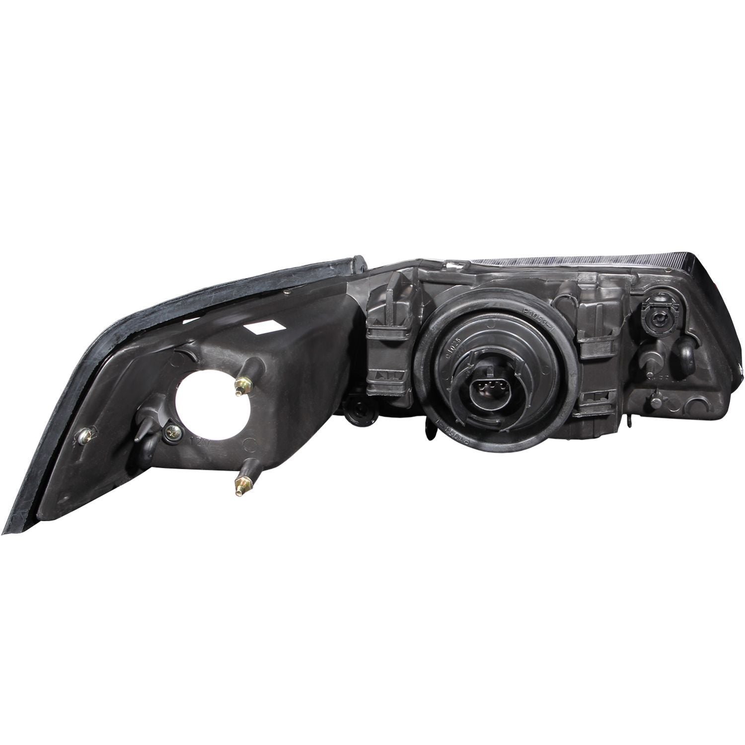 FORD MUSTANG 99-04 CRYSTAL HEADLIGHTS W/ CHROME HOUSING - Image 2