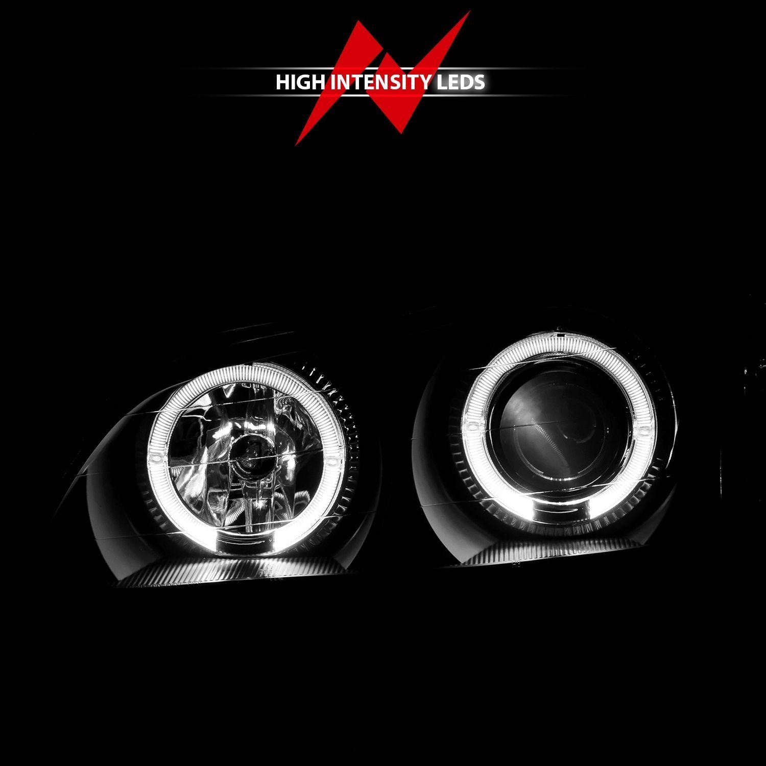 Infiniti I-30 00-01 / I-35 02-04 Projector Headlights Black - Image 6