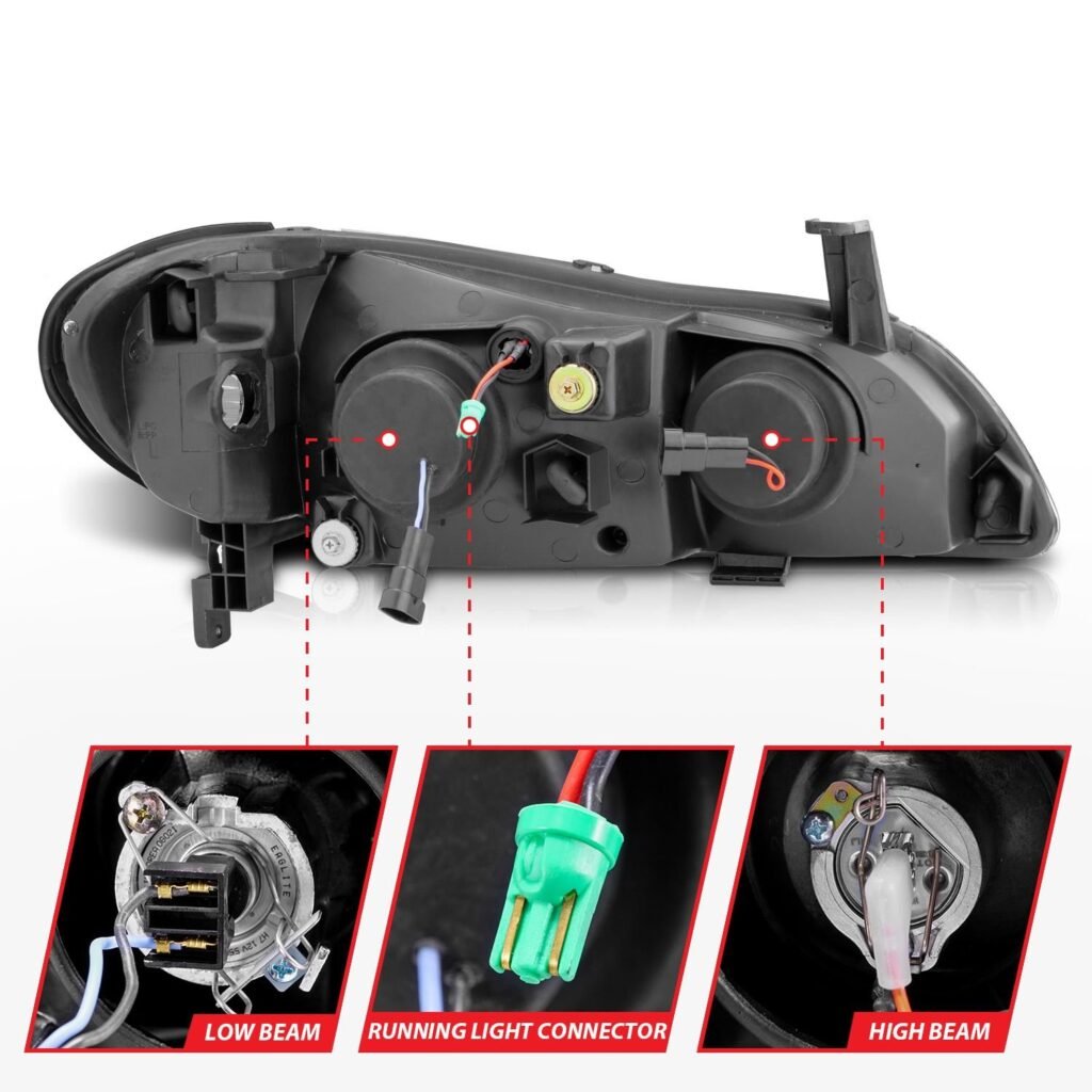 Infiniti I-30 00-01 / I-35 02-04 Projector Headlights Chrome