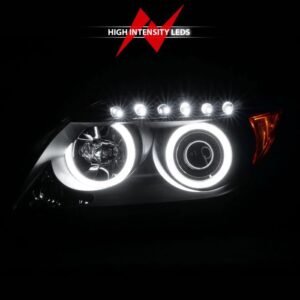 Scion TC 05-10 Projector Headlights Black W/ Rx Halo - Image 6