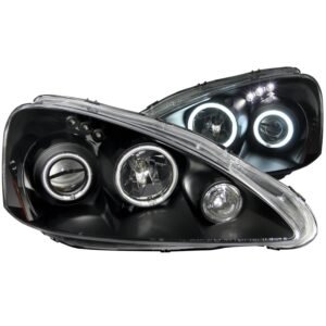 Acura RSX 05-06 Projector Halo Headlights Black - Image 1