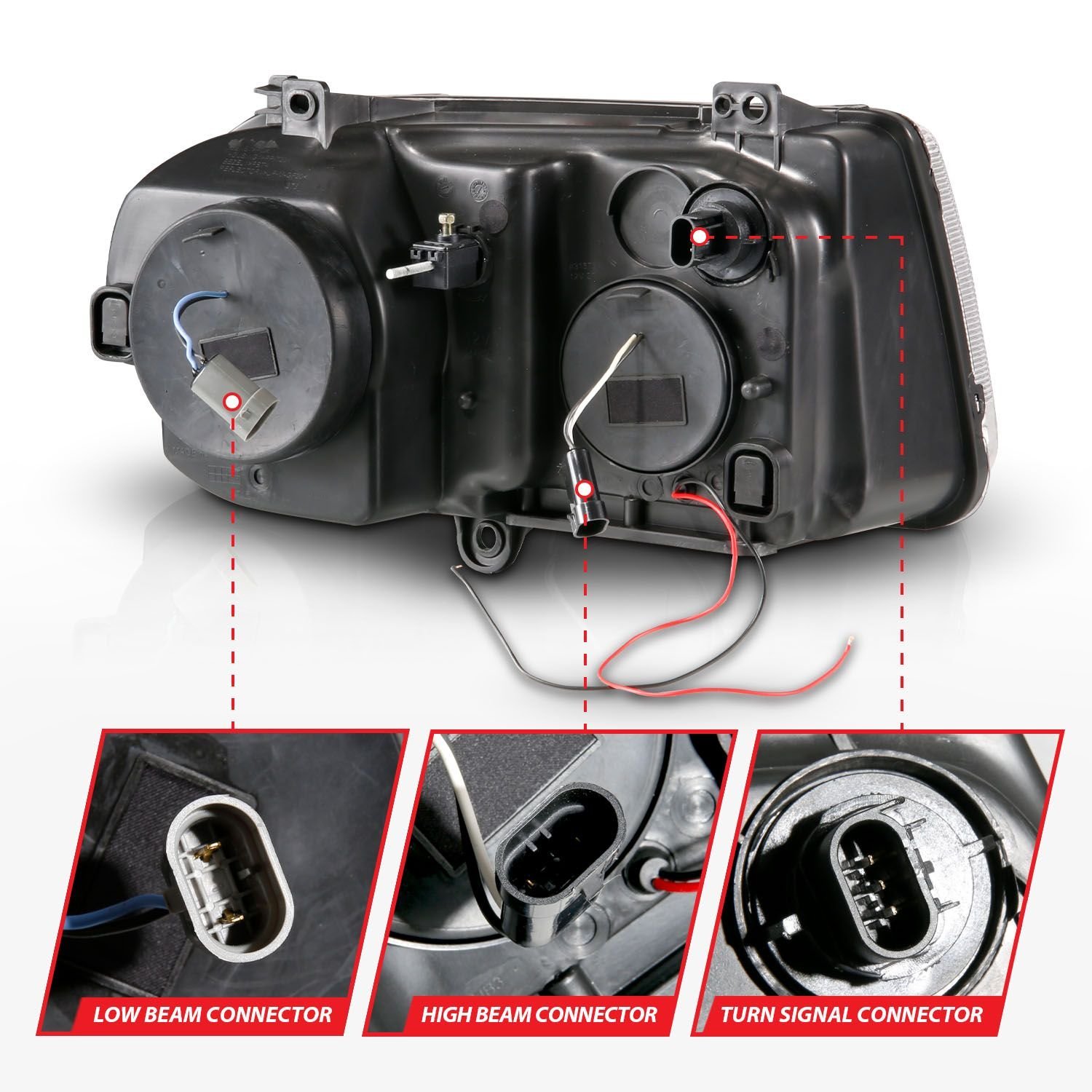 Chrysler 300C 05-10 Projector Headlights G2 Black W/ Rx Halo - Image 5