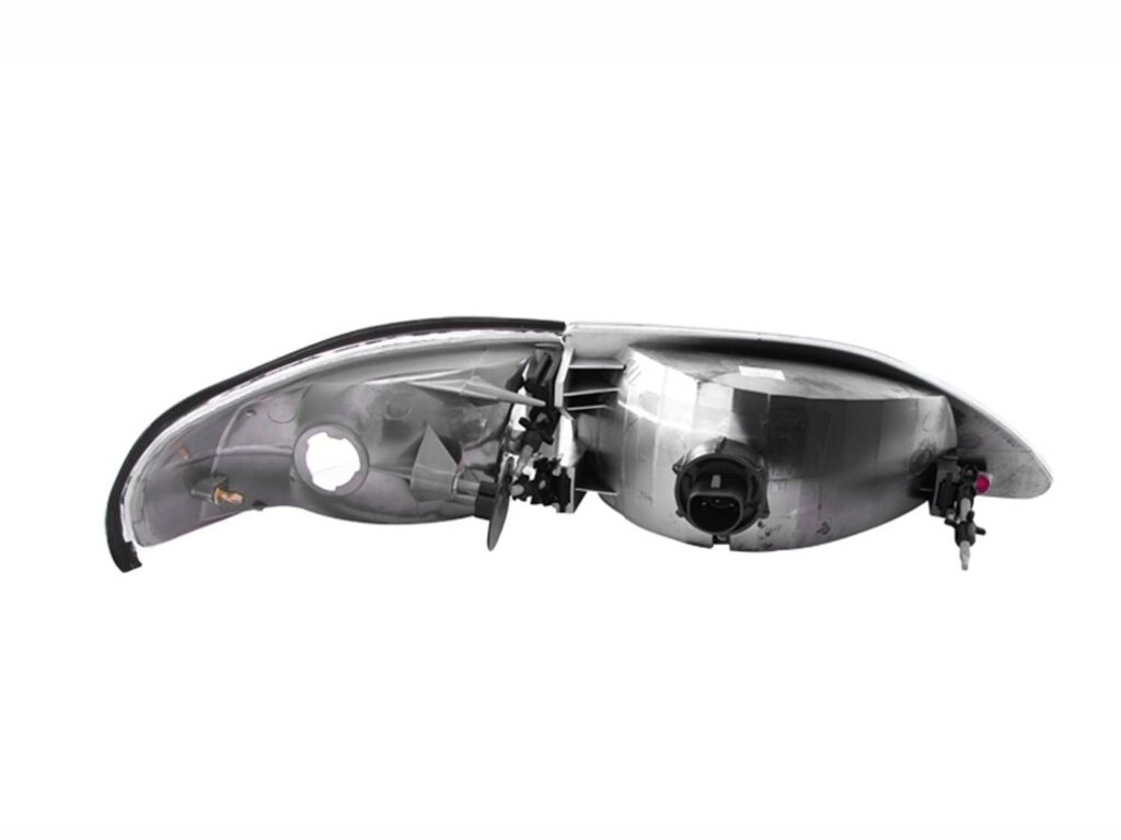 FORD MUSTANG 94-98 CRYSTAL HEADLIGHTS CHROME w/ CORNER LIGHT 2PC