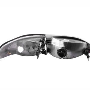 FORD MUSTANG 94-98 CRYSTAL HEADLIGHTS CHROME w/ CORNER LIGHT 2PC - Image 2
