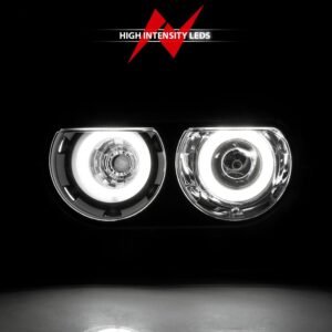 Dodge Challenger 08-14 Projector Headlights Black W/ Rx Halo - Image 6