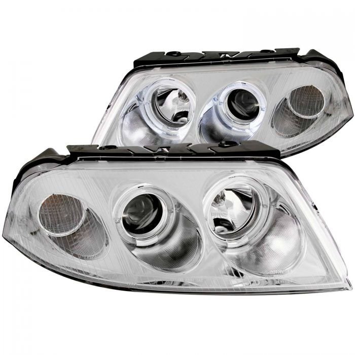 Volkswagen Passat 01-05 G2 Projector Headlights Chrome W/ Halo
