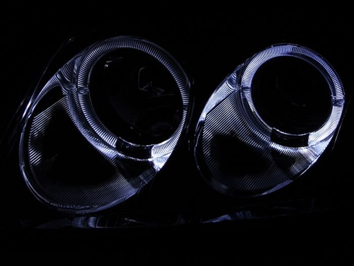 Volkswagen Passat 01-05 G2 Projector Headlights Chrome W/ Halo
