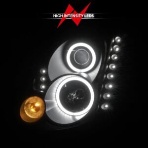 Infiniti G35 03-07 2DR Projector Headlights Black - Image 6