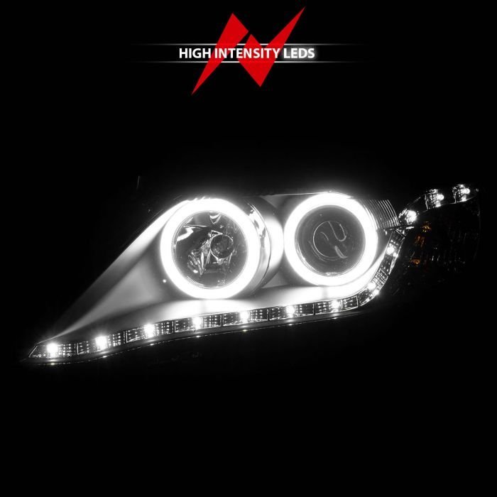 Toyota Camry 10-11 Projector Headlights Black W/ Rx Halo