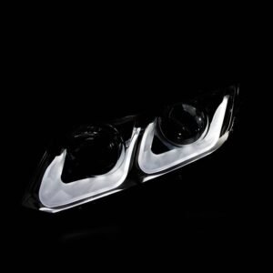 Honda Civic 2 DR 12-13 / 4 DR 12-15 Projector Headlights U-bar Black Clear - Image 3