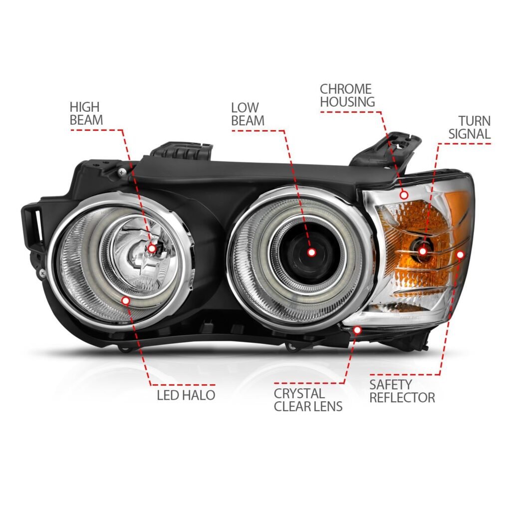 Chevy Sonic 12-15 4DR hatchback Projector Headlights - Chrome