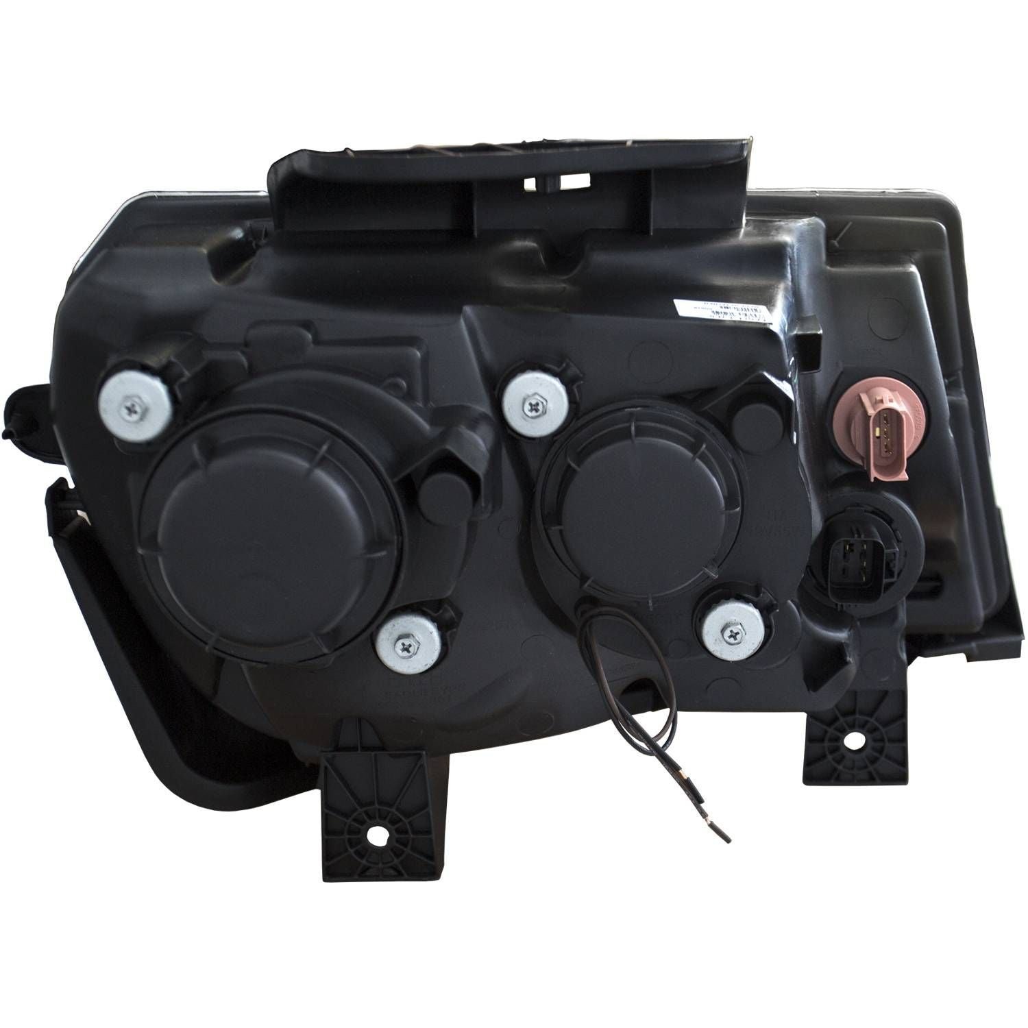 Chevy Camaro 14-15 Projector Headlights U-bar Black - Image 2