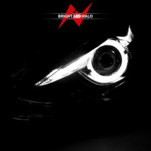 Mazda 3 14-16 Projector Halo Headlights Black - Image 6