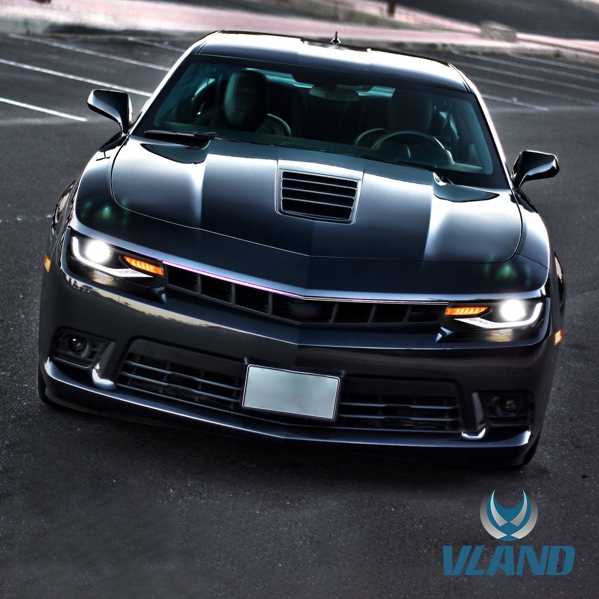 VLAND LED Projector Headlights For Chevy Chevrolet Camaro 2014 2015 - Image 9