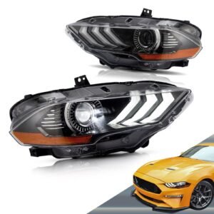 VLAND LED & RGB Projector Headlights For Ford Mustang GT and EcoBoost Models 2018-2022 - Image 22