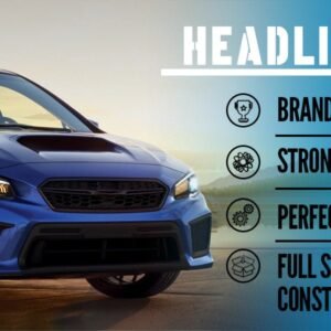 VLAND LED Dual Beam Projector Headlights For Subaru WRX 2015-2021 [DOT. SAE.] - Image 23