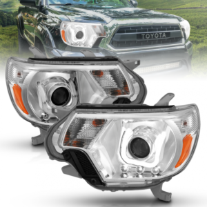 Toyota Tacoma 12-15 Projector Headlights W/ U-bar Chrome Housing - Image 1