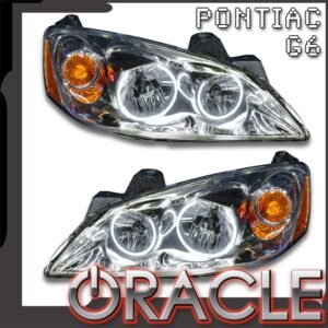 Oracle Lighting 2005-2010 Pontiac G6 Pre-assembled SMD Halo Headlights - Image 1
