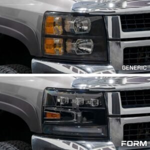 2007-2013 Chevrolet Silverado LED Projector Headlights (pair) - Image 5