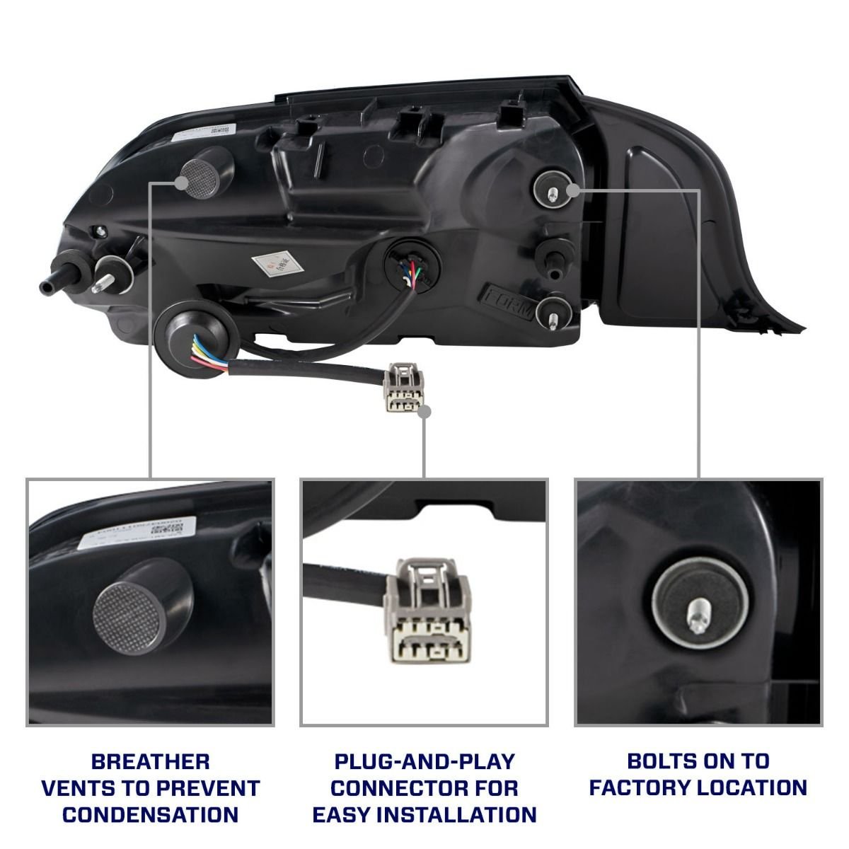 2015-2023 Ford Mustang LED Tail Lights (pair) - Image 10
