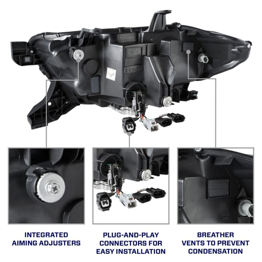 2016-2023 Toyota Tacoma Sequential LED Projector Headlights (pair)