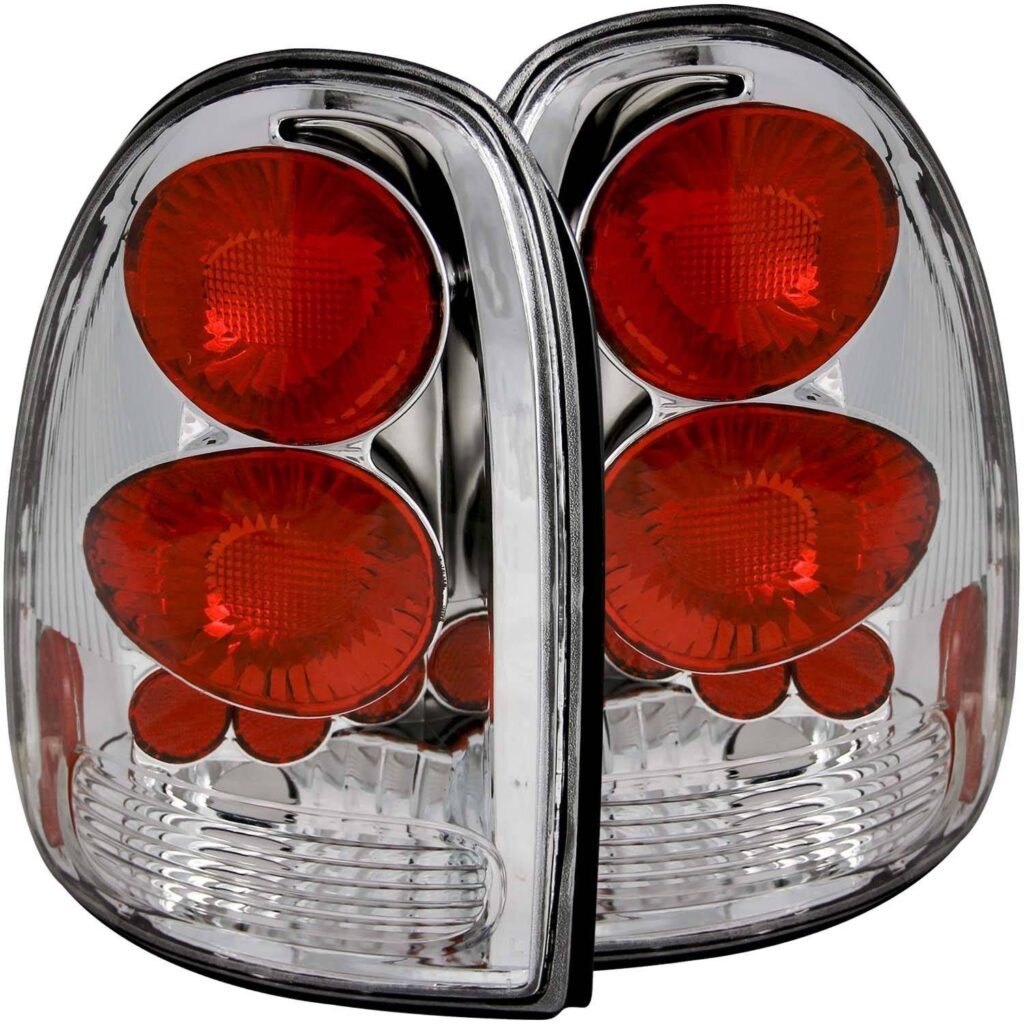 DODGE CARAVAN 96-00 / PLYMOUTH VOYAGER 96-00 / DODGE DURANGO 98-03 / CHRYSLER TOWN & COUNTRY VAN 96-00 TAIL LIGHTS CHROME