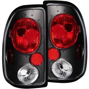 DODGE DAKOTA 97-04 TAIL LIGHTS BLACK - Image 1
