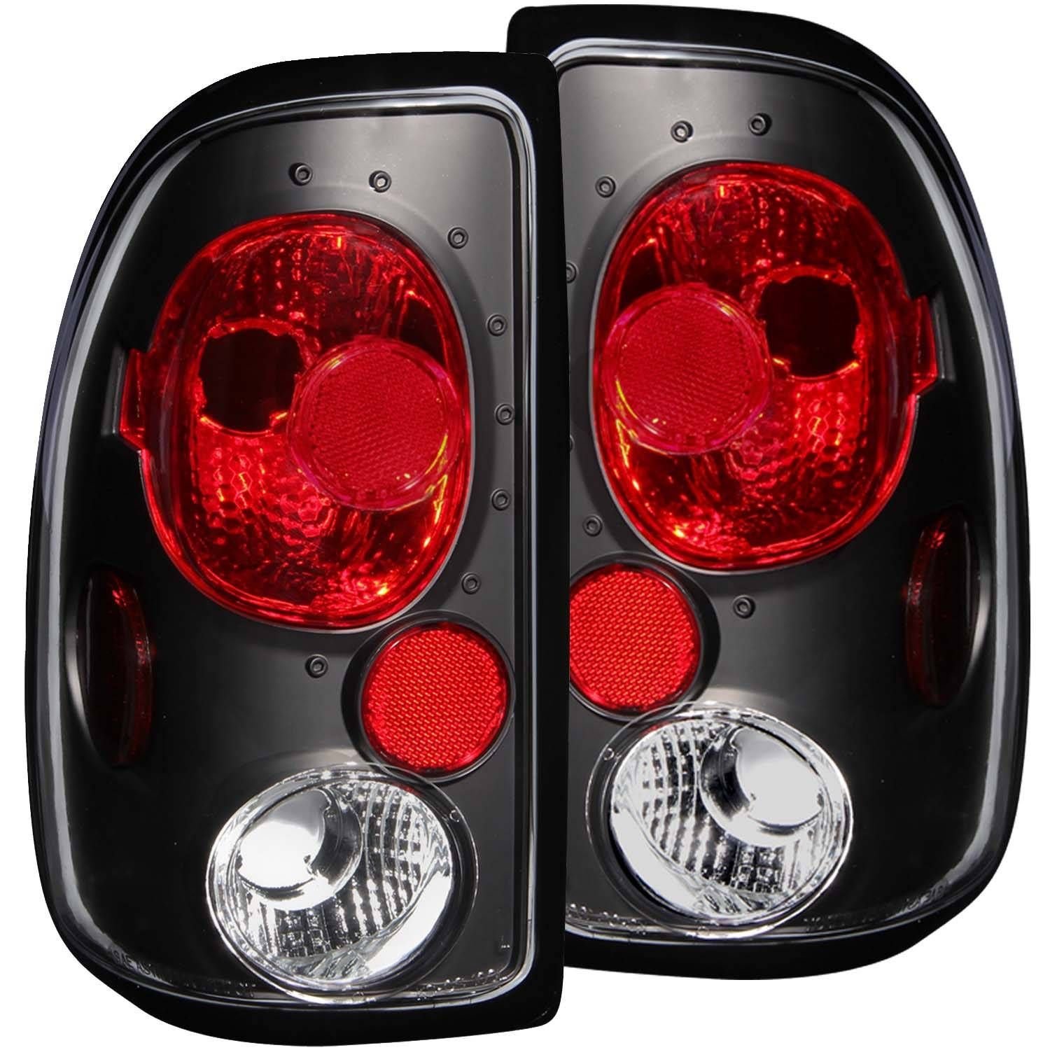 DODGE DAKOTA 97-04 TAIL LIGHTS BLACK - Image 1