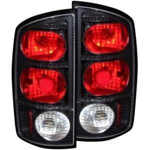 Dodge Ram 1500 02-05 / 2500/3500 03-06 Tail Lights Carbon - Image 1