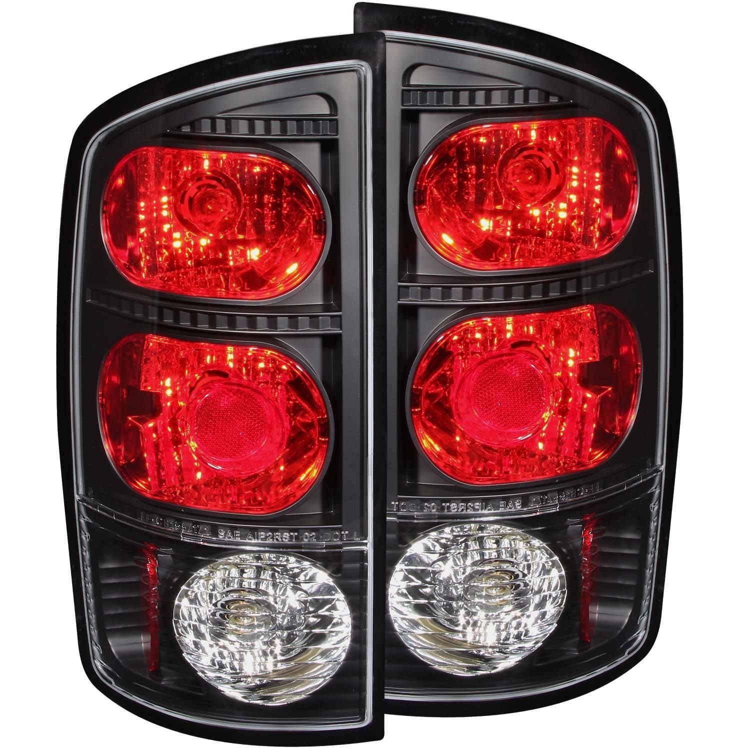 Dodge Ram 1500 02-05 / 2500/3500 03-06 Tail Lights Black - Image 1