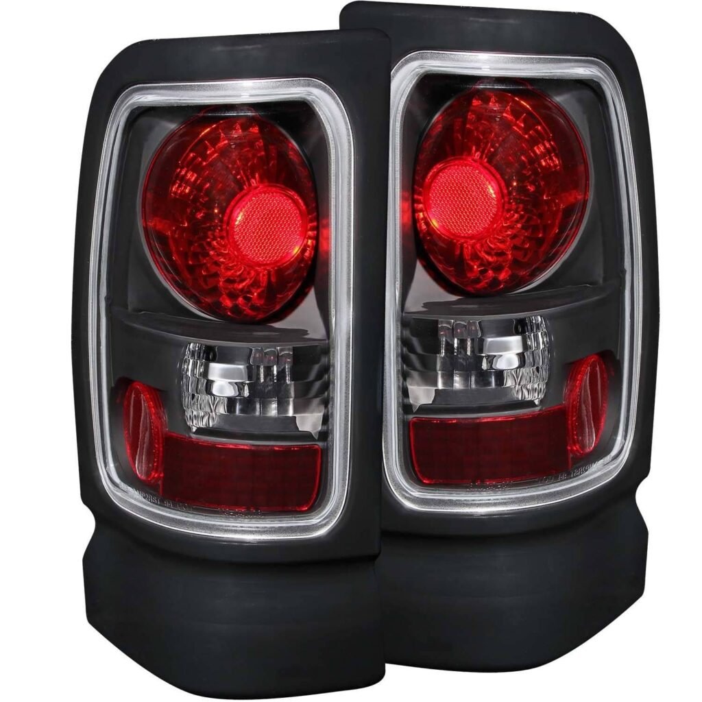 Dodge Ram 1500/2500/3500 94-01 Ram Sport Model 94-98 Tail Lights Black
