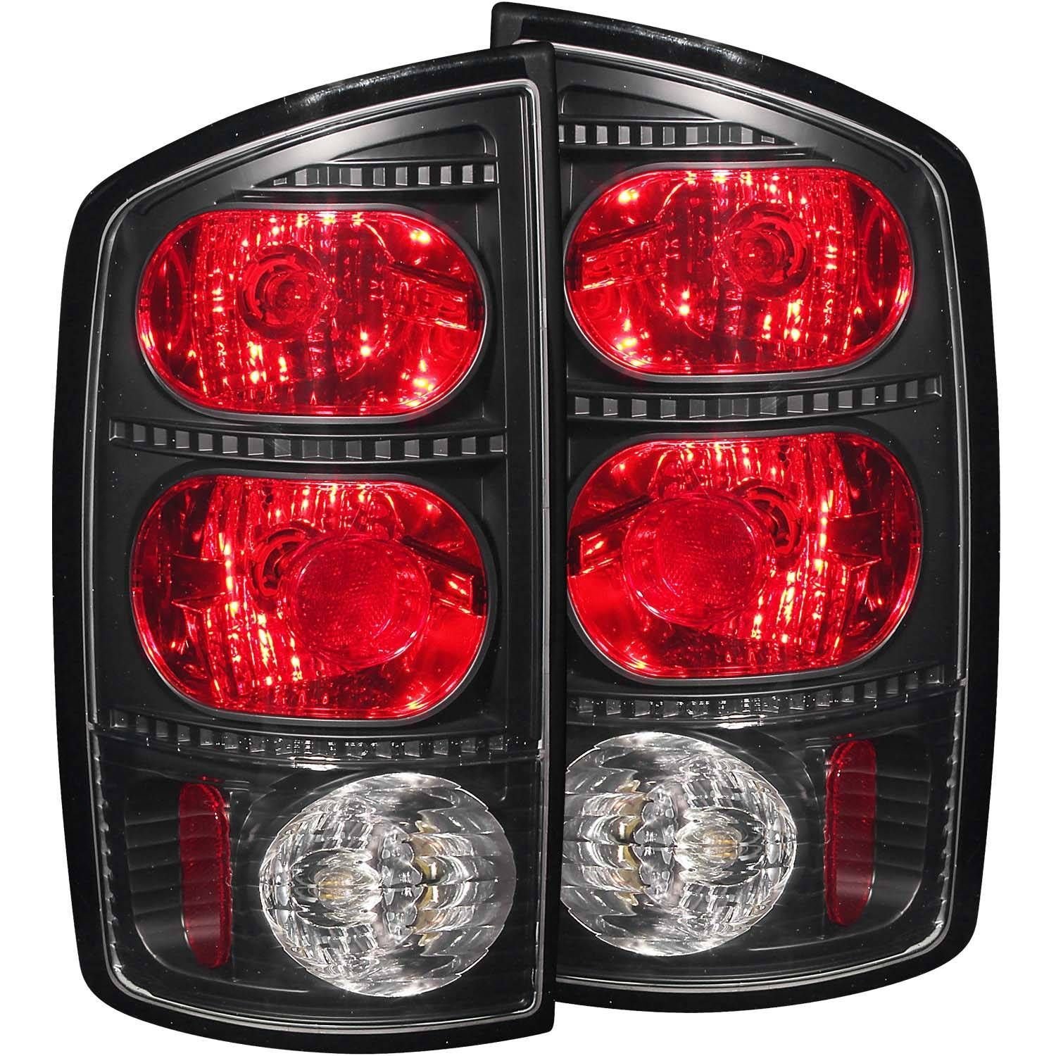DODGE RAM 1500 02-05 / 2500/3500 02-06 TAIL LIGHTS DARK SMOKE - Image 1