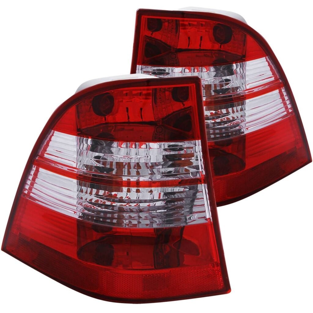 MBZ M CLASS W163 ML320/ML430/ML350/ML500/ML55 AMG 98-05 Tail Lights Red/Clear