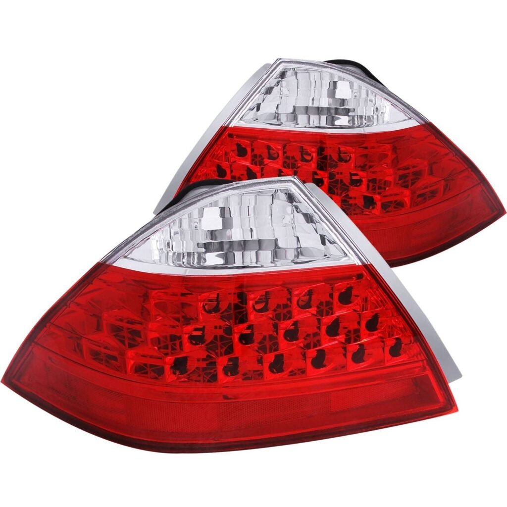 Honda Accord 06-07 4DR Tail Lights Red/Clear