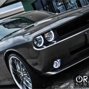 Oracle Lighting 2008-2014 Dodge Challenger Pre-assembled SMD Halo Headlights - Non Hid - Chrome - Image 14