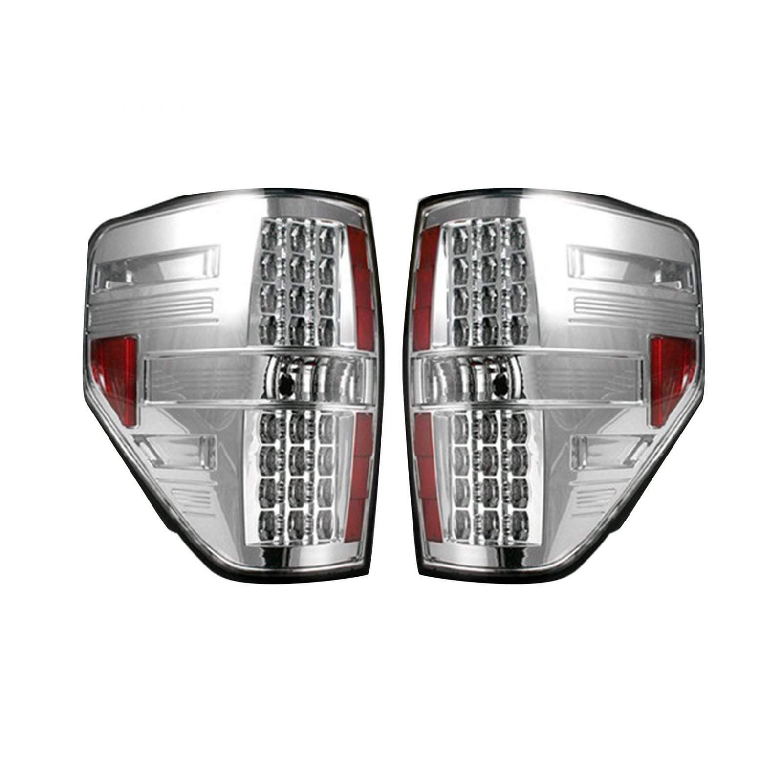 Ford F150 & Raptor 09-14 Tail Lights LED in Clear - Image 1