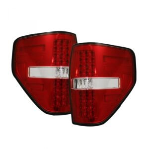 Ford F150 & Raptor 09-14 Tail Lights LED in Red - Image 1