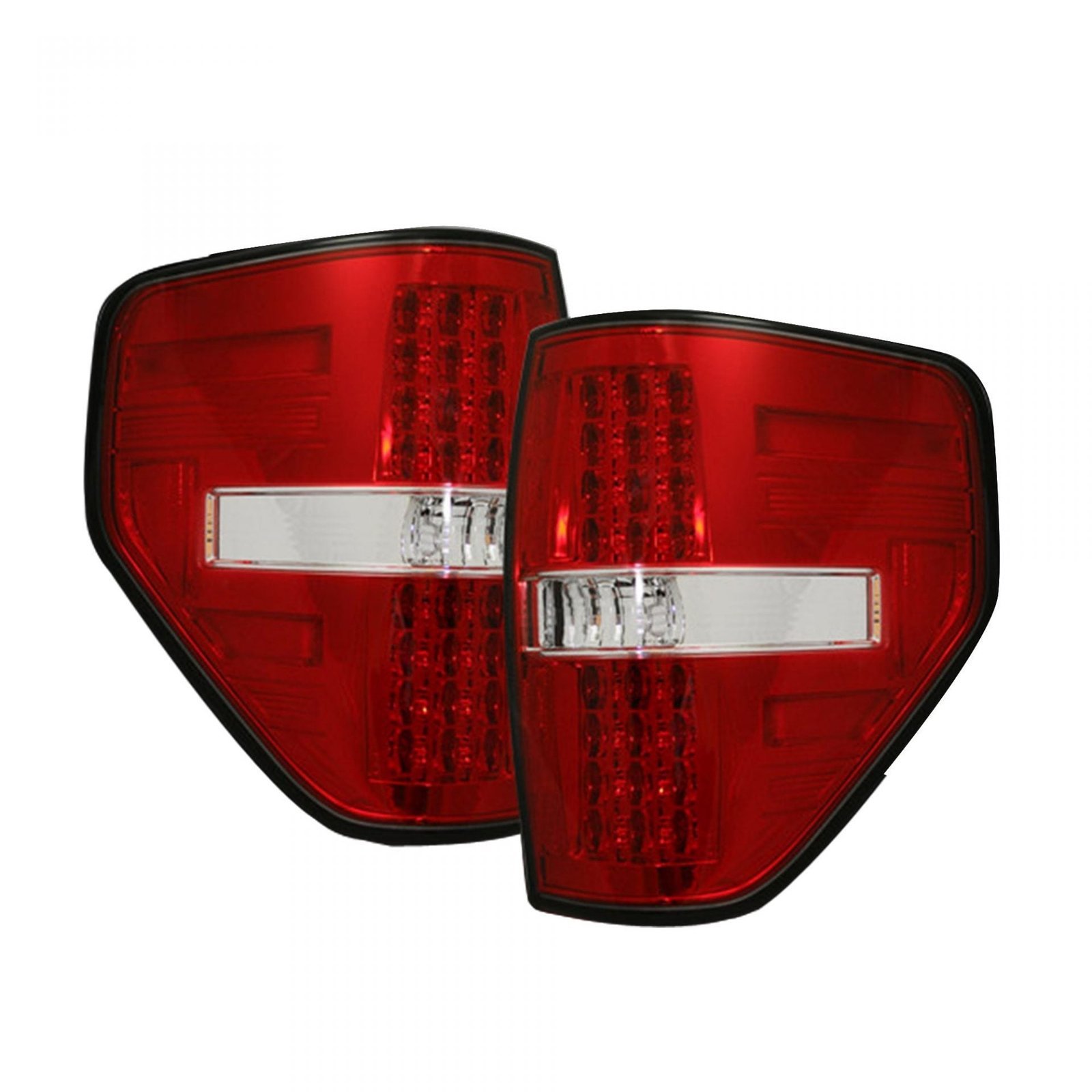Ford F150 & Raptor 09-14 Tail Lights LED in Red - Image 1