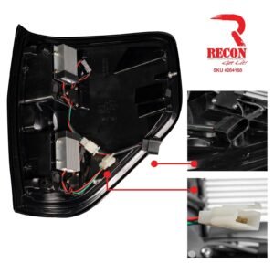 Ford F150 & Raptor 09-14 Tail Lights LED in Smoked - Image 3