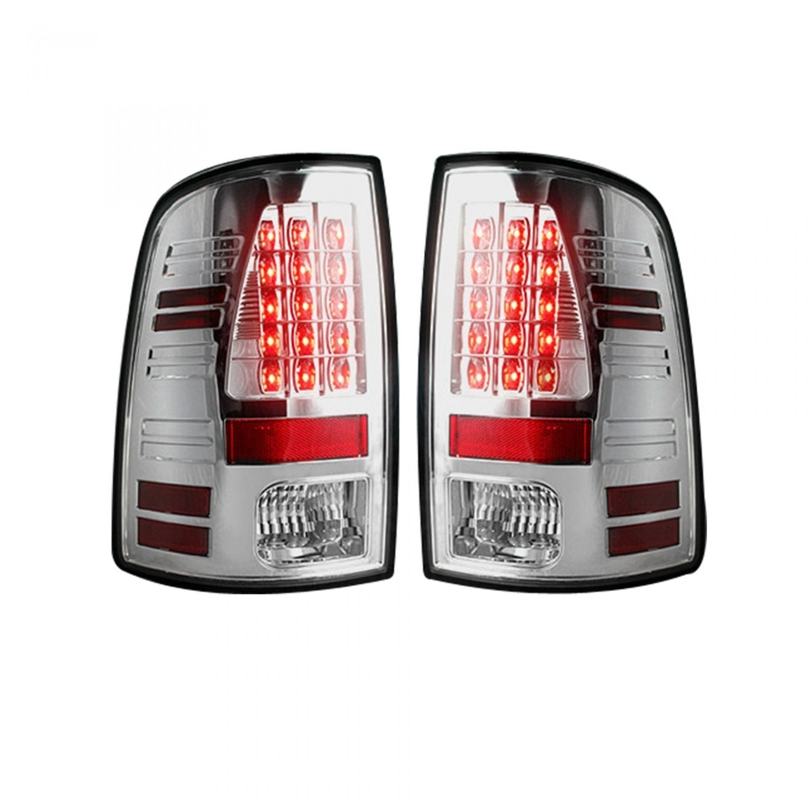 Dodge RAM 1500 09-18 & 2500/3500 10-18 Tail Lights LED in Clear - Image 2