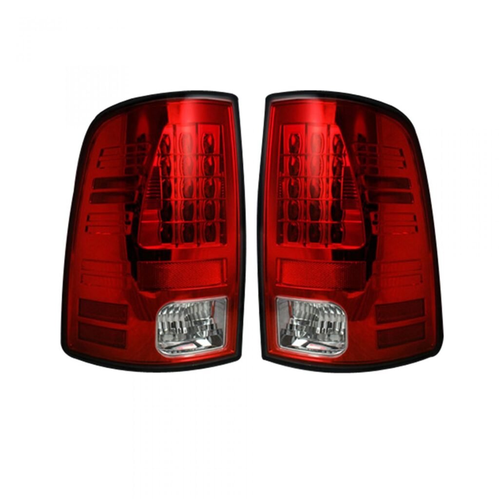 Dodge RAM 1500 09-18 & 2500/3500 10-18 Tail Lights LED in Red