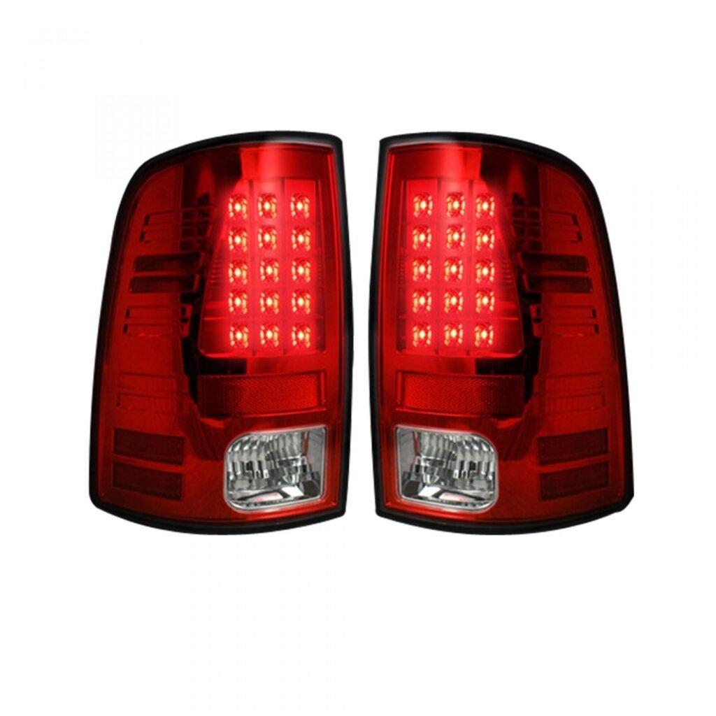 Dodge RAM 1500 09-18 & 2500/3500 10-18 Tail Lights LED in Red