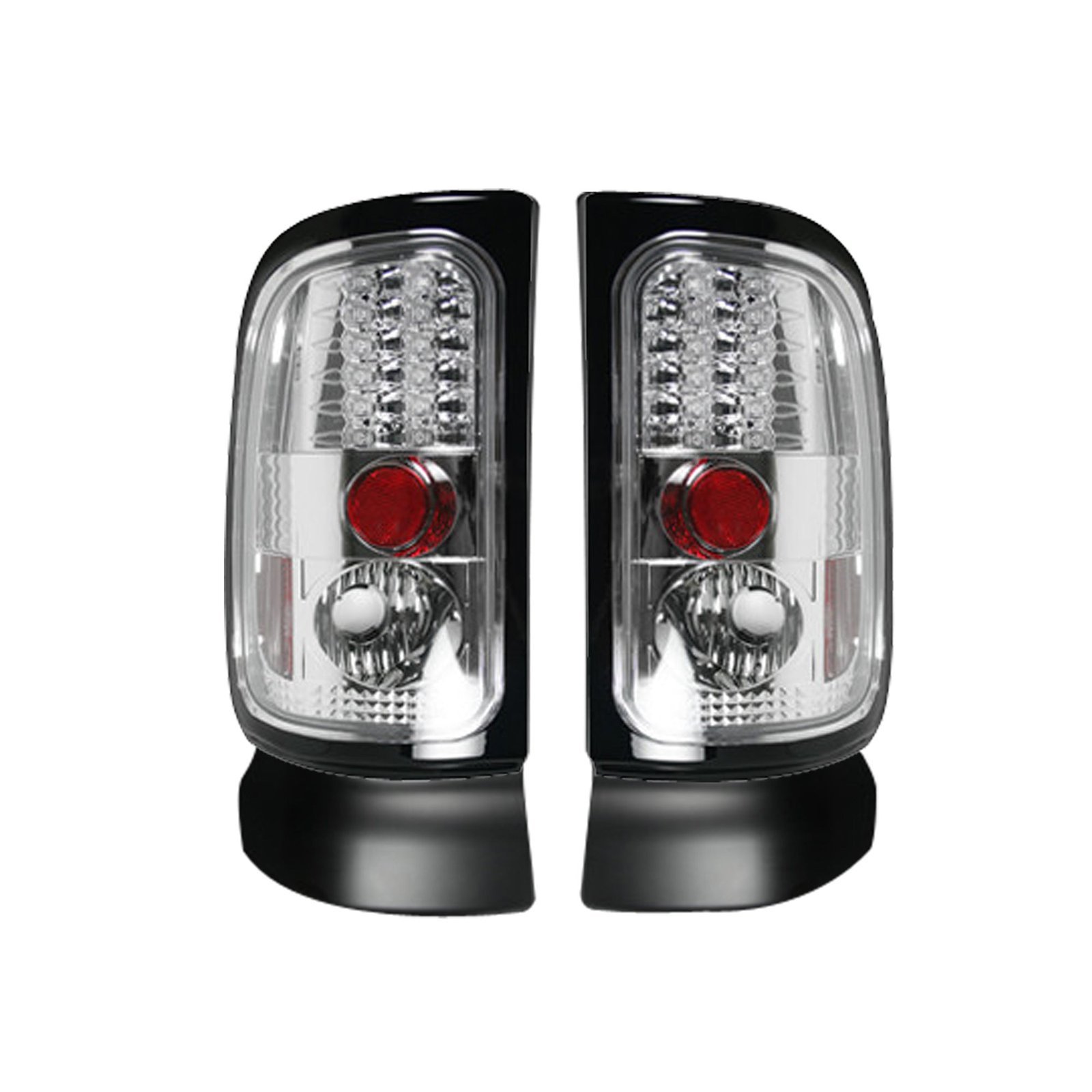 Dodge RAM 1500 94-01 & 2500/3500 94-02 Tail Lights LED in Clear - Image 1