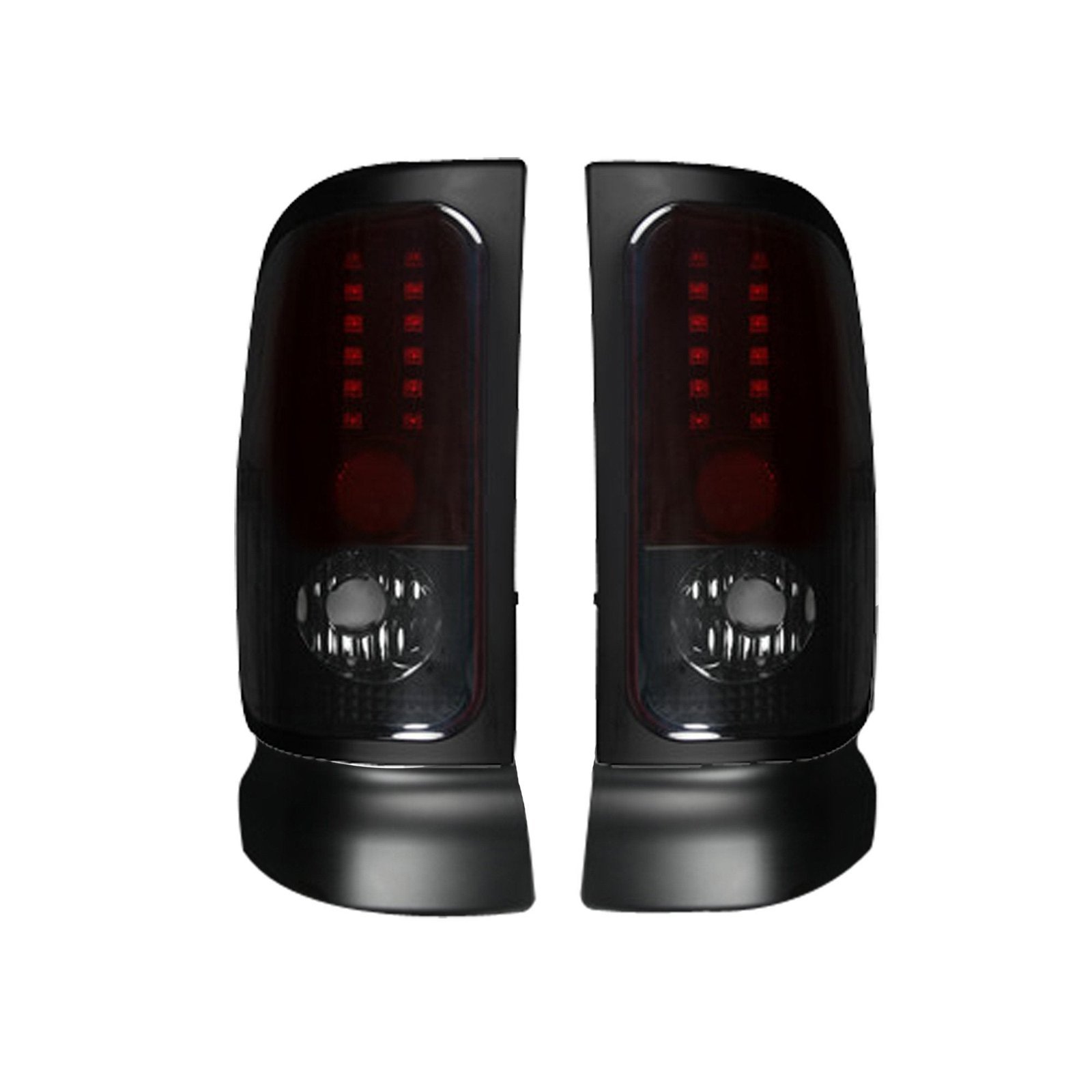 Dodge RAM 1500 94-01 & 2500/3500 94-02 Tail Lights LED in Dark Red Smoked - Image 1