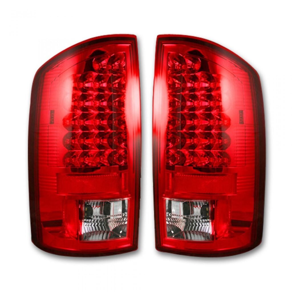 Dodge RAM 1500 02-06 & 2500/3500 03-06 Tail Lights LED in Red