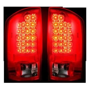 Dodge RAM 1500 02-06 & 2500/3500 03-06 Tail Lights LED in Red - Image 2