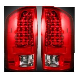 Dodge RAM 1500 02-06 & 2500/3500 03-06 Tail Lights LED in Red - Image 3