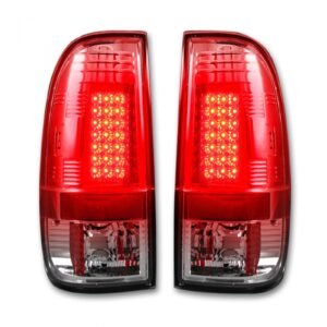 Ford Super Duty F250HD/350/450/550 99-07 & F150 97-03 Tail Lights LED Clear - Image 1